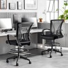 SUGIFT Ergonomic Office Chair Mesh Task Chair with Lumbar Support and Foot Ring - 2 of 4
