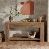 Tribesigns 70.9"Console Tables for Entryway, Narrow Wooden Long Sofa Table Behind The Couch, for Living Room, Entrance, Foyer, Rustic Brown - 4 of 4