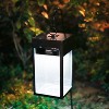 Techko Maid Solar Portable Outdoor Modern Lantern Matte Black - 3 of 4