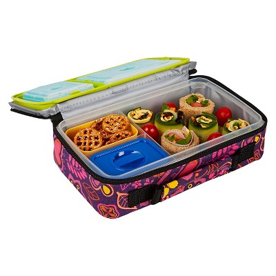 Fit & Fresh Mini Bento Sandwich & Snack Set With Ice Pack - Navy : Target