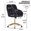 Lycvki Ergonomic Swivel Adjustable Office Chair with Backrest - 2 of 4