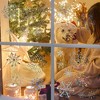 Unique Bargains Christmas Decorations Snowflake Window Decal for Windows  Home Party 1Pc - 3 of 4