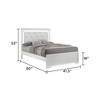 Twin Size Upholstered Platform Bed with LED Headboard for Bedroom - 2 of 4