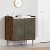 South Shore 41.5" Decorative Storage Cabinet Olive Green: Metal Frame, Adjustable Shelves, Wall Anchor - 4 of 4