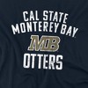 Men's California State University Monterey Bay Official Otters Logo Adult T-Shirt - 2 of 4