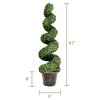Costway 4FT Artificial  Tree Faux Tree W/Realistic Leaves Indoor Outdoor - 2 of 4