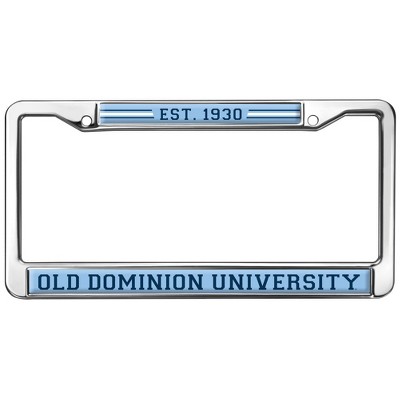 Old Dominion University School Logo Full Size Standard License Plate Metal Frame