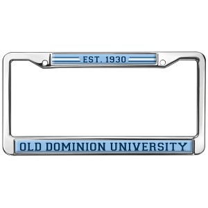 Old Dominion University School Logo Full Size Standard License Plate Metal Frame - 1 of 4
