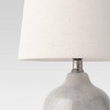 Assembled Ceramic Table Lamp Gray - Threshold™ - 4 of 4