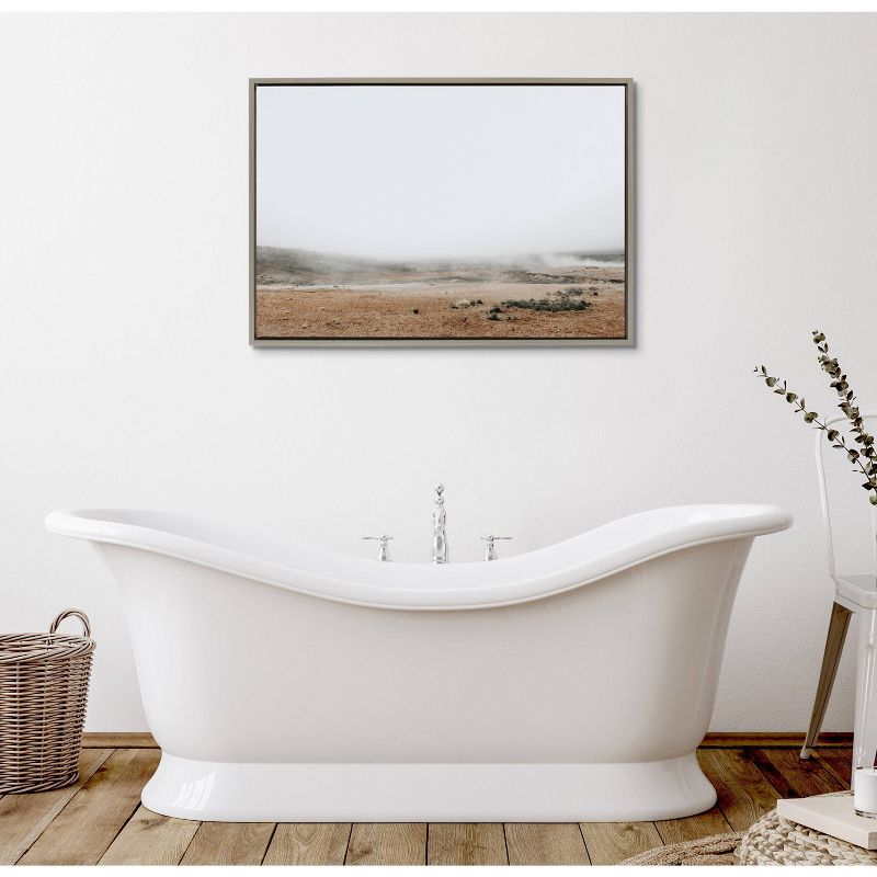 23&#34; x 33&#34; Sylvie Fogged Landscape Framed Wall Canvas by Alicia Abla Gray - Kate &#38; Laurel All Things Decor, 6 of 8