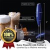 PowerLix Milk Frother Handheld Battery Operated Electric Whisk Foam Maker For Coffee With Stainless Steel Stand Included - 4 of 4