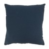 Saro Lifestyle Down-Filled Throw Pillow With Helm & Rope Appliqué Design - 2 of 3