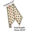 Allegra K Women's Polka Dot Small Skinny Double-Sided Neckerchief Neck Scarves - 3 of 4
