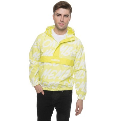 Members Only Print Lightweight Windbreaker Jacket For Men With Hood ...