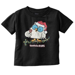 Tootsie Mr. Owl Christmas Santa Toddler Baby Graphic T Shirt Brisco Brands - 1 of 4