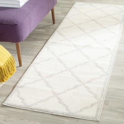 Reversible Easy-Care Synthetic Gray Area Rug - Handmade & Washable