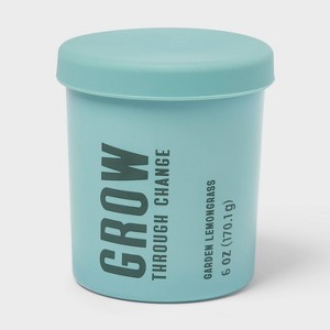 Grow Garden Lemongrass Jar Candle 6oz - Room Essentials™ - 1 of 3