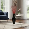 Uniquewise Tall Decorative Bamboo Floor Vase with Natural Dried Twig Fillers Modern Home & Office Decor Accent for Living Room or Corner Display - 4 of 4