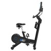 Sportop U80 Indoor Home Workout Bike Stationary Fitness Comfortable Cycler Exercise Machine with 12 Pre Programmed Trainings and Monitor Screen, Black - 2 of 4
