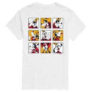 Men's - Disney - Goofy Grid Short Sleeve Graphic T-Shirt - 1 of 4