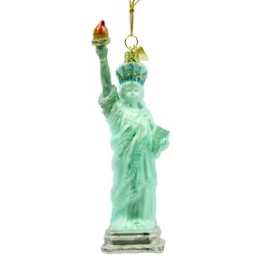 Kurt Adler Glass Ornament for Christmas Tree, Statue of Liberty - 1 of 1