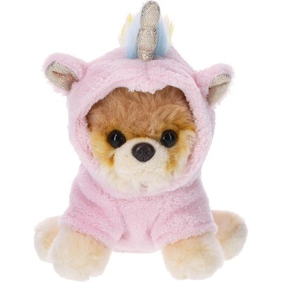 Giant Pink Plush Dog with Unicorn Costume