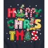 Men's - Disney - Mickey and Minnie Happy Christmas Graphic Fleece Sweatshirt - 2 of 4