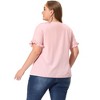 Agnes Orinda Women's Plus Size Lace Hollow Out Tassel Ruffle Boho Blouses - 4 of 4