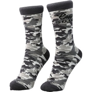 Pavilion Gift Company - Coffee - S-M Cotton Blend Sock - Socks - 1 of 4