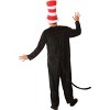 HalloweenCostumes.com X Small   Dr. Seuss Cat in the Hat Costume for Adults, Black/Red/White - 4 of 4