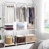 Racxily Portable Closet Storage Organizer Clothes Wardrobe Shoe Clothing Rack Shelf Dustproof Non-woven Fabric, Quick and Easy to Assemble - 4 of 4