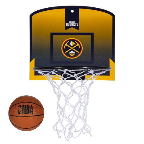 NBA Denver Nuggets Over The Door Mini Basketball Hoop in 2023