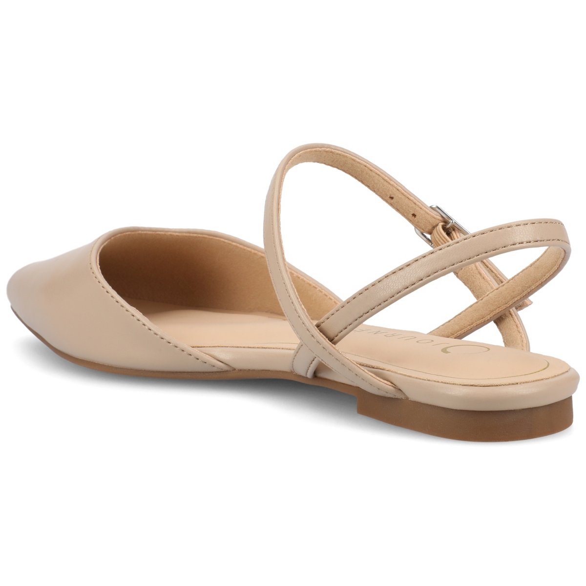 Обувь Journee Collection Journee Women's SuperNatural Shades Martine Flats, Taupe 8 — фото 7
