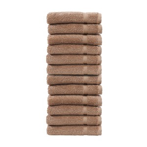 Linum Home Textiles 100% Turkish Cotton Denzi Washcloths (Set of 12) - 1 of 3