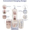 Narwey Small Checked Hanging Travel Toiletry Bag - 2 of 3