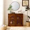 KWPZQEB Buffet Cabinet with Storage, Modern Storage Cabinet with 2 Doors, Accent Sideboard Buffet with 2 Outlet Holes for Kitchen, Living Room - 3 of 4