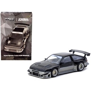 Toyota Sprinter Trueno AE86 Widebody RHD "Jonsibal Designworks" Black and Gray Metallic 1/64 Diecast Model by Tarmac Works - 1 of 4