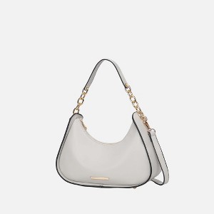 MKF Collection Lottie Vegan Leather Half-Moon Shoulder Bag by Mia K - 1 of 4