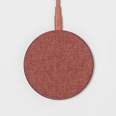 heyday™ Qi Wireless 10W Charging Pad - Autumn Red