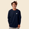Dalix Ghost Embroidered Long Sleeve Tee Lightweight Soft Cotton Shirt Mens - 3 of 4