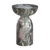 TOV Furniture Rue 20"H Transitional Marble Concrete Stone Side Table in Gray - 2 of 4