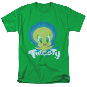 Looney Tunes Tweety Swirl Adult T-Shirt - 1 of 4