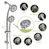 PAGED Multi Function Dual Shower Head Modern Shower System with 8-Function Hand Shower for Bathroom, Restroom - 4 of 4