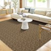 Washable Area Rug Modern Braided Printed Non Slip Non Shedding Rug Indoor Non-Shedding Stain-resistant Floor Cover - 2 of 4
