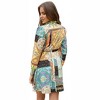 Women's Ilaria High Neck Empire Waist Dress - Venti6 - 3 of 3