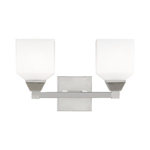 Livex Lighting Aragon 2 - Light Vanity in  Polished Chrome - 1 of 4