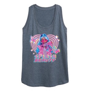 Women's - LOL Surprise! - Splash Beauty w/ Butterflies & Hearts Graphic Racerback Tank - 1 of 4