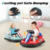 Infans 6V Electric kids Ride-on Bumper Car w/ 360° Spinning Dual Motors 2 Speeds Green - 4 of 4