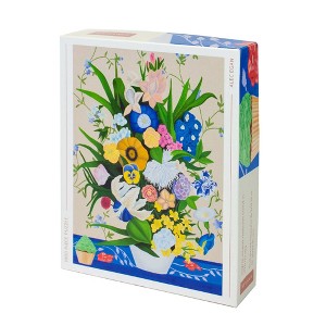 Kinstler: Bouquet with Cupcake (Dessert) 1000 Piece Jigsaw Puzzle - 1 of 4