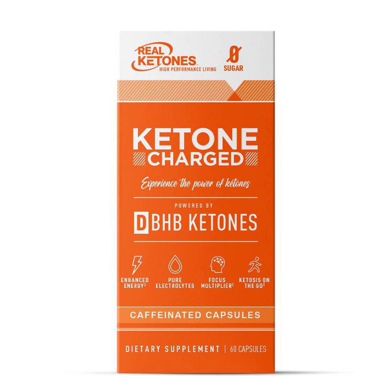 Real Ketones D-BHB Capsules Charged - 60ct, 4 of 9